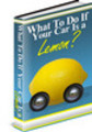 Thumbnail What To Do If Your Car Is a Lemon? PLR