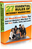 Thumbnail 27 Essential Rules Of Internet Marketing MRR Thumbnail 27 Essential Rules Of Internet Marketing MRR