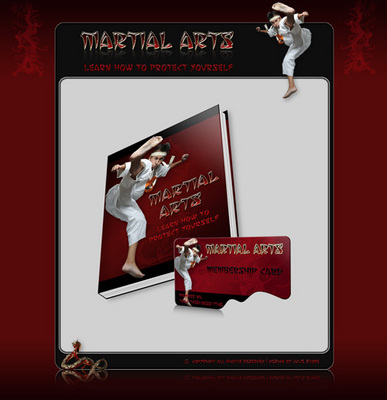 Product picture Martial Arts Template & eBook (RR/PLR)