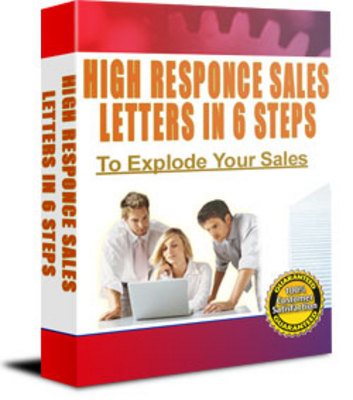 Product picture High Response Sales Letters in 6 Steps PLR