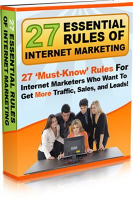 Product picture 27 Essential Rules Of Internet Marketing MRR