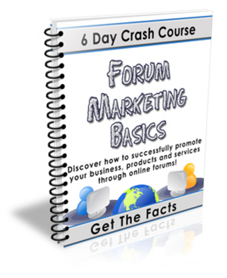 Product picture Forum Marketing Basics Course PLR