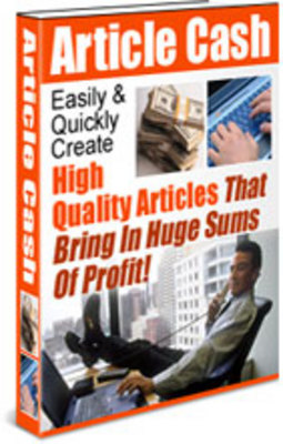 Product picture Article Cash Machine eBook PLR