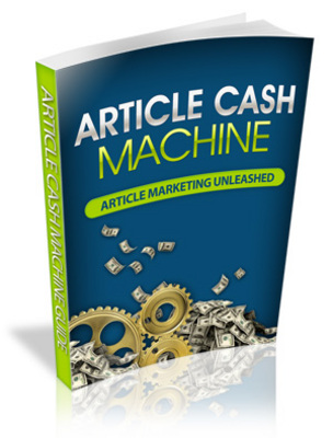 Product picture Article Cash Machine eBook PLR RS