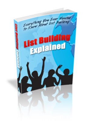 Product picture List Building Explained PLR