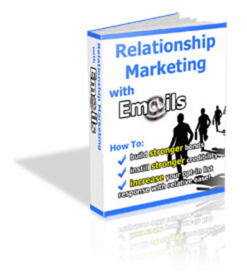 Product picture Relationship Marketing with E-mails PLR