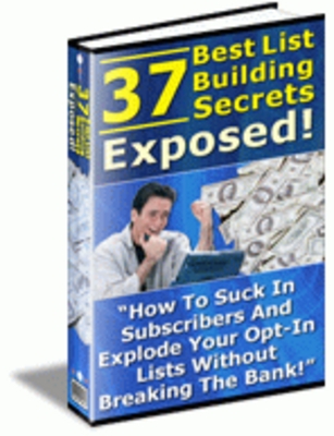 Product picture 37 List Building Secrets Exposed PLR