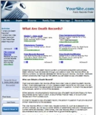Product picture Public Records Site PHP PLR