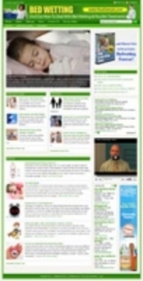 Product picture Bedwetting Website PLR