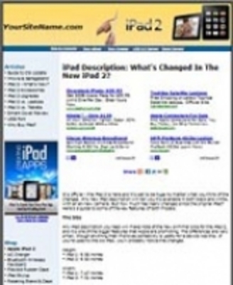 Product picture iPad 2 Website PLR
